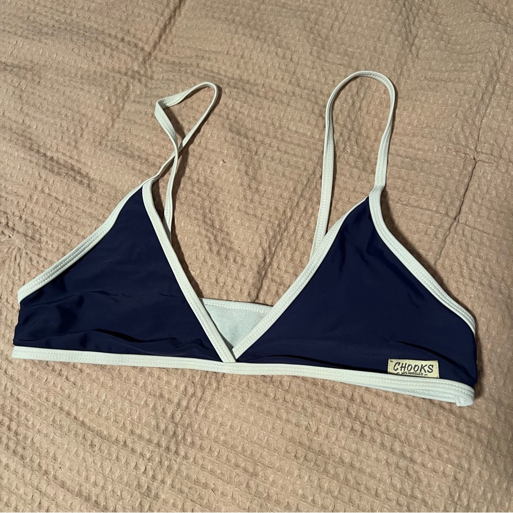 boutine LA/chooks LA fitted top navy blue M